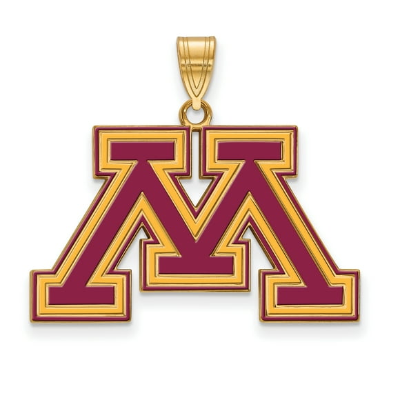 10k Yellow Gold Minnesota Golden Gophers Goldy Hockey Mascot Pendant 19x15mm 10k Yellow Gold Minnesota Golden Gophers Goldy Hockey Mascot Pendant 19x15mm